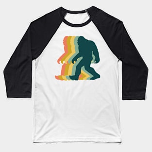 Bigfoot Retro Design Baseball T-Shirt